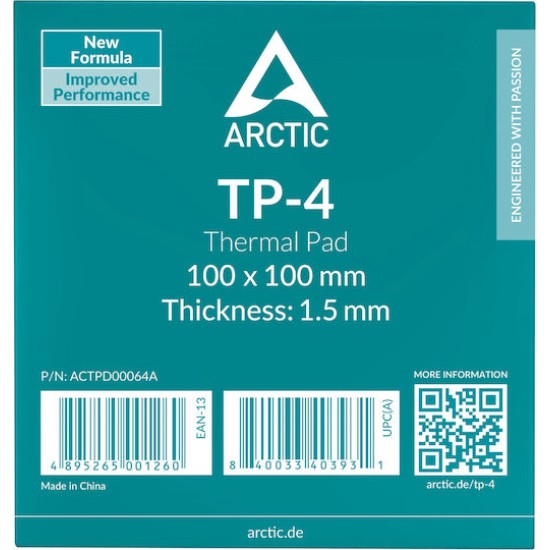 ARCTIC Thermal Pad TP-4 - 100 x 100 mm - 1.5 mm