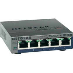 NETGEAR Switch GS105E-200PES - 5 Ports - 5x GE (10/100/1000)