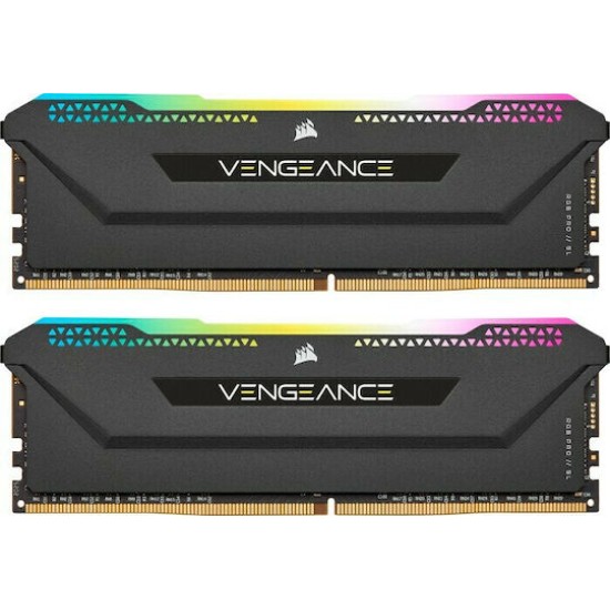32 GB DDR4-RAM PC3200 Corsair Vengeance RGB PRO SL 2x16GB