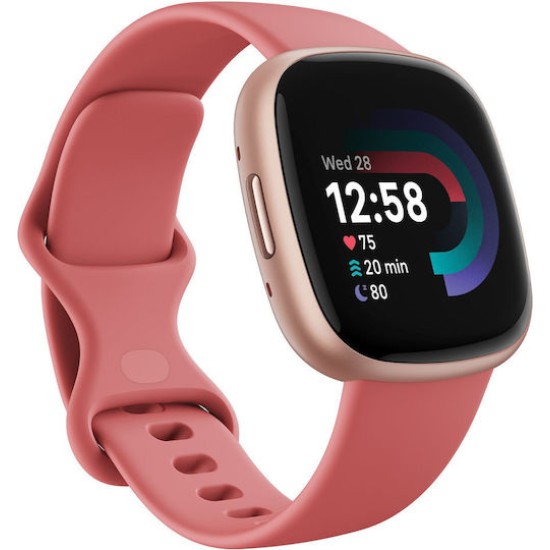 FitBit Versa 4 Fitnesstracker sandrosa/aluminium kupferrose