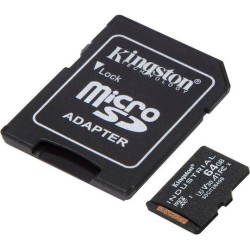 64 GB MicroSDXC KINGSTON Industrial + Adapter