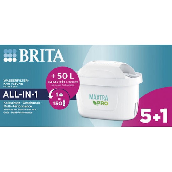 Brita Wasserfilterzubehör Maxtra All-in-One 5+1 Kartusche